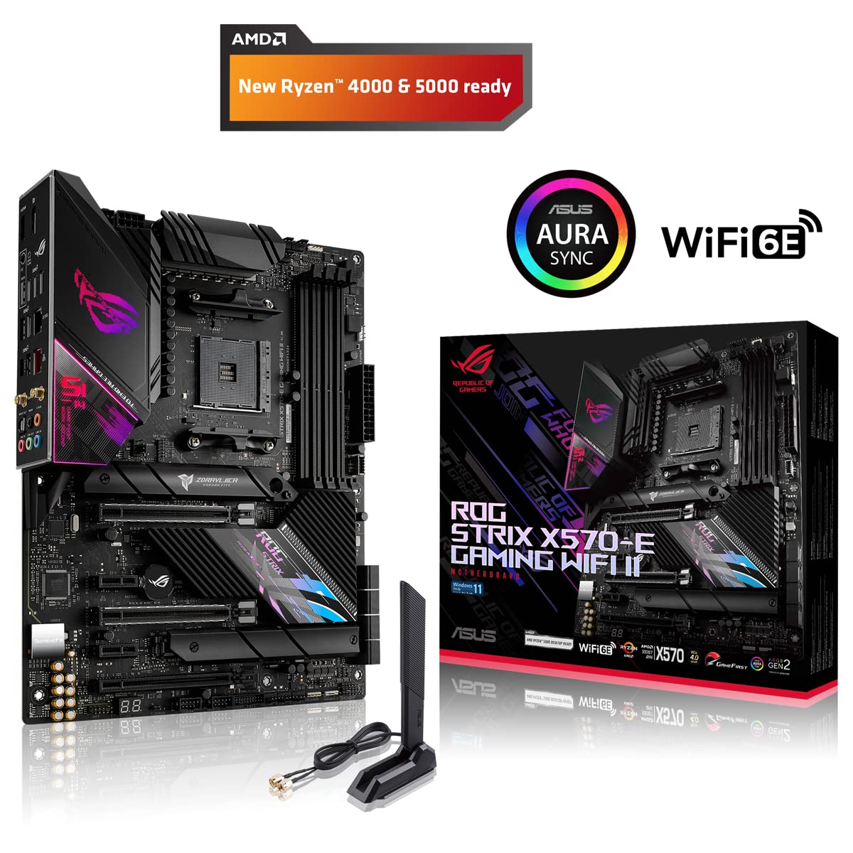 ASUS ROG Strix X570-E Gaming WiFi II Motherboard Socket | B2B